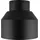 Osram Lampenschirm Cup P20 14 cm schwarz und weiß