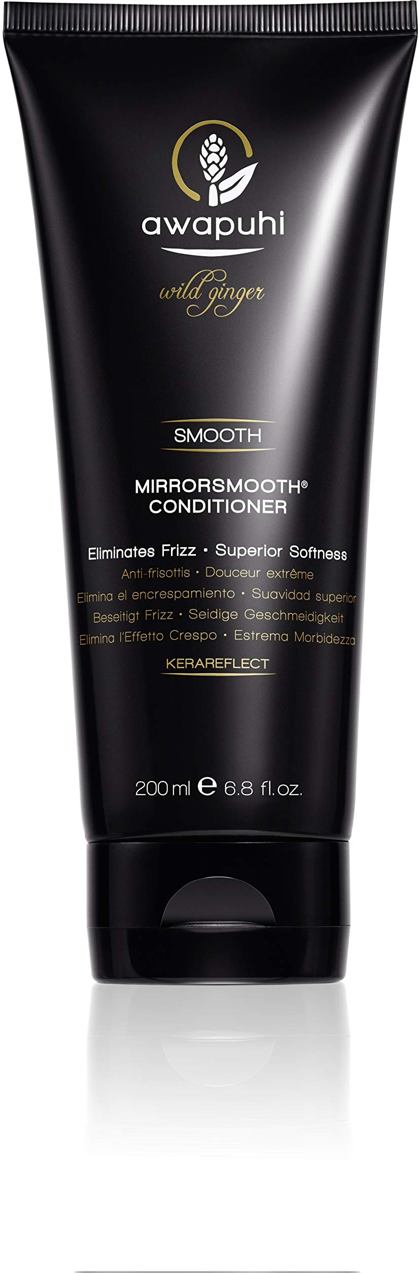 Paul Mitchell Awapuhi Wild Ginger MirrorSmooth Conditioner - Feuchtigkeits-Conditioner für trockenes, widerspenstiges Haar, Haarpflege für mehr Glanz, 200 ml