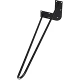 Dieda Tischuntergestell Hairpin Schwarz 180 mm x 710 mm