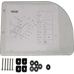 Transparente Schutzleiste für Fecht-Rollstuhl FW500 EINHEITSFARBE No Size