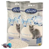 Lyra Pet 2 x 15 Liter Lyra Pet® GreyCat® Katzenstreu + 2 Mäuse