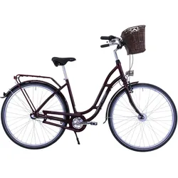 Hawk Bikes Cityrad »City Classic Joy Bordeaux« - bordeaux