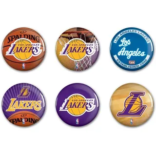 Los Angeles Lakers Button lila