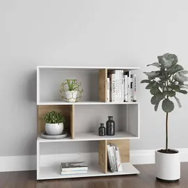 Phoenix Group AG Bücherregal 103 x 36 x 110 cm Weiß/Artisan Eiche