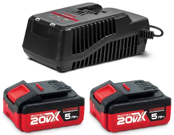 CROWN Energie Set 20 V Max. - 5Ah *Einführungspreis*