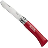 Opinel O001698 Messerzähler, Edelstahl, rot