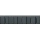 Westmann Metall Mülltonnenbox Moderna 9 9x240 L Anthrazit 83x628x135 cm