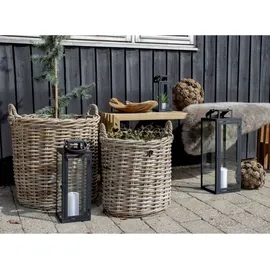 House Nordic Aufbewahrungskorb Indo 50 x 50 x 50 cm Braun
