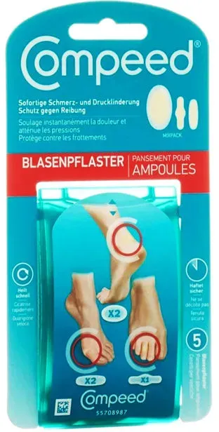 2 x Compeed Blasenflaster, 5er Pack