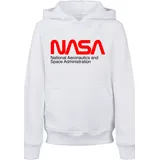 Sweatshirt F4NT4STIC "NASA Aeronautics And Space" Gr. 122/128, weiß Mädchen Sweatshirts Unisex Kinder,Premium Merch,Jungen,Mädchen,Bedruckt