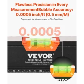 Vevor Wasserwaage 6er-Set 200/120/80/60/40/25 cm