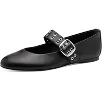 TAMARIS Damen Ballerina Vegan schwarz 39
