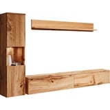 INOSIGN Wohnwand »PARIS«, (Komplett-Set, 3 St.), TV-Wand 220cm breite, grifflose Design, stehend und hängend montierbar