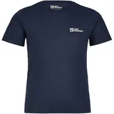 Jack Wolfskin Essential Cotton Kurzarm-t-shirt - Night Blue - 152 cm