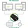 InLine USB KM-Umschalter, 2 PCs, für Tastatur, Maus und Maus-Transfer