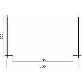 Lasita Maja Terrasse Caroline 365 cm x 200 cm Beige