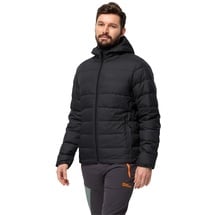 Jack Wolfskin ATHER DOWN Hoody M Daunenjacke, Black, L