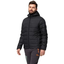 Jack Wolfskin ATHER DOWN Hoody M Daunenjacke, Black, L