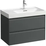 Laufen Waschtischunterschrank 2 Schubladen 44,8 x 51,5 x 78,4 cm Grau