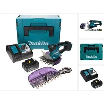Makita DUM 604 RT1XJ Akku Grasschere 18 V mit Gras- und Strauchscherblatt + 1x Akku 5,0 Ah + Ladegerät + Makpac