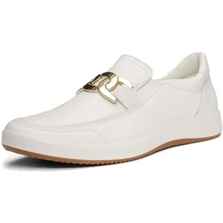 ARA Damen Roma Slipper, Weiß, 37.5 EU Weit