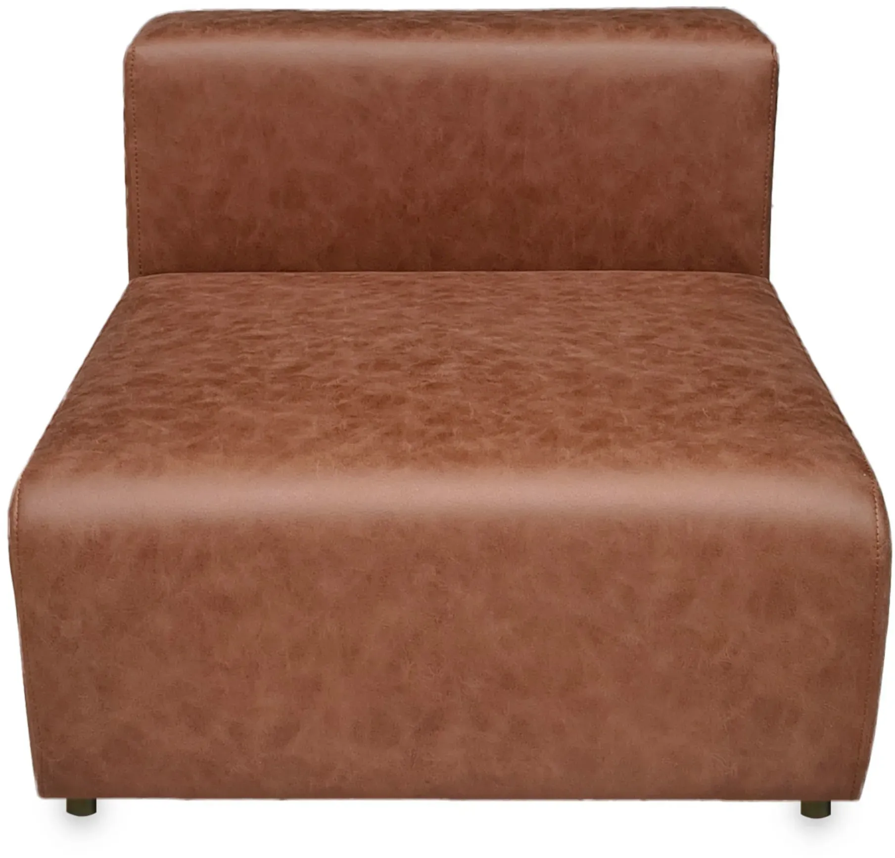 Sofa-Modul Suldal Sitzelement Wildlederimitat Hellbraun [en.casa]