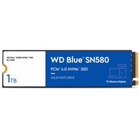 Western Digital WD Blue SN580 NVMe SSD 1TB, M.2 2280/M-Key/PCIe 4.0 x4 (WDS100T3B0E)