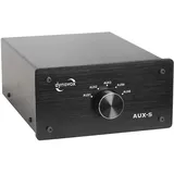 Dynavox AUX-S Cinch-Audio-Switch Schwarz