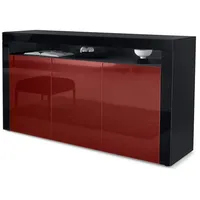 Vladon Sideboard, Bordeaux, 155x92x40 cm, Wohnzimmer, Kommoden & Sideboards,
