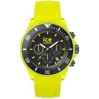 ICE-Watch - ICE chrono Neon yellow - Gelbe Herrenuhr mit Silikonarmband - Chrono - 019843 (Extra large)