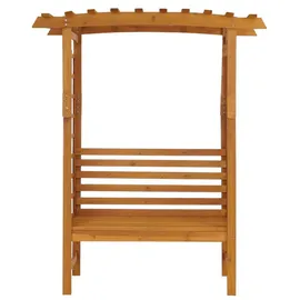 MCW Rosenbogen mit Sitzbank 201 x 160 x 60 cm Natur