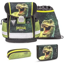 Rucksack Classy ergonomisches Schulranzen-Set 4-teilig mit Brustgurt