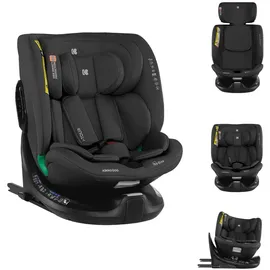 KIKKABOO Kindersitz i-Tour i-Size (40-150 cm) Gruppe 0+/1/2/3, Isofix, drehbar schwarz