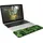 Logilink ID0169 "Wald" Gaming Tastaturpad mit schmal Handgelenkauflage Grün