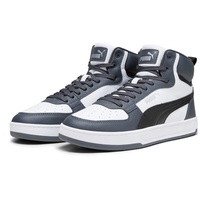 Puma Caven 2.0 Mid Sneaker White Black Strong Gray Silver, 44.5 EU