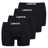 Levi's Herren Boxershort 4er Pack Solid Basic Boxer Brief ORG CO 4P Ecom