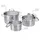 Proficook PC-KTS 1223 Topfset 6tlg + Kochtopf, Silber