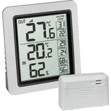 TFA Dostmann INFO Funk-Thermometer Inkl. Außensender, 30.3065.02, Zur Ermittlung