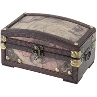 HMF 6405-117 Schatztruhe Schatzkiste, Holzkiste Kolumbien, 17 x 10 x 9 cm