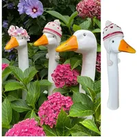 of Gartenstecker Gänsehals 35 bis 38 cm Bunt