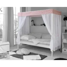 TICAA Betthimmel Lino (Set, 4-tlg), passend zum Himmelbett »Lino« rosa