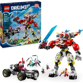 LEGO DREAMZzz Coopers Tiger-Mech und Zero's Hot Rod Auto