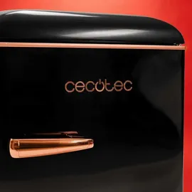 Cecotec Bolero CoolMarket 2D Origin 86 Retro-Kühlschrank (86 l, 897 mm hoch, Schwarz)