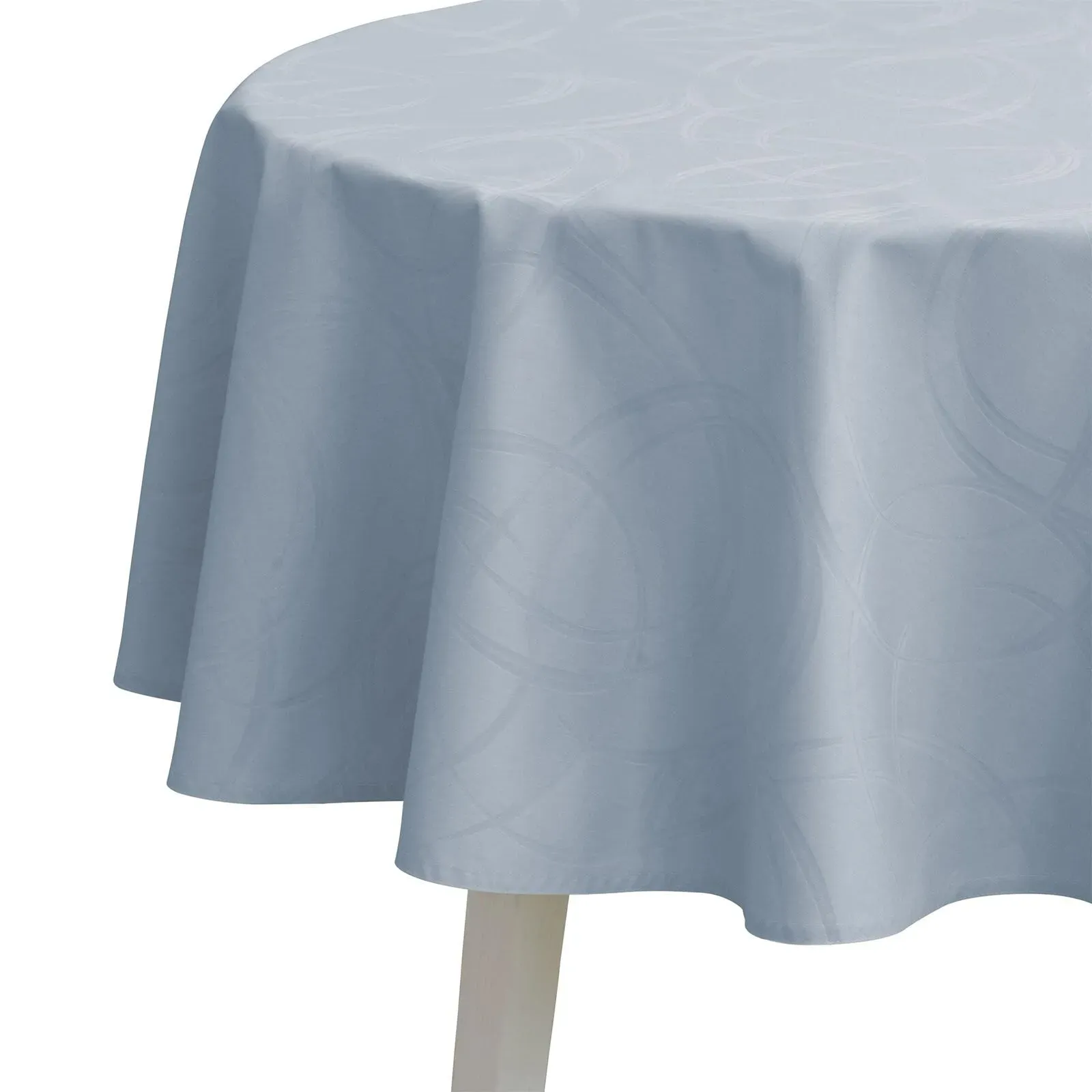 Pichler Tischwäsche Loop Tischdecke 160 cm rund | denim - blau