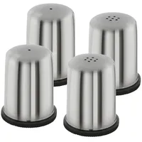 Spetebo - Mini Salz Pfeffer Streuer - 4er Set - Tisch Küche Gewürz Behälter Dose klein