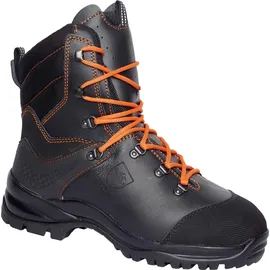 Solidur Forstsicherheitsstiefel KAILASH Gr.44 schwarz/orange GlattlederS3 HRO CI HI SRC