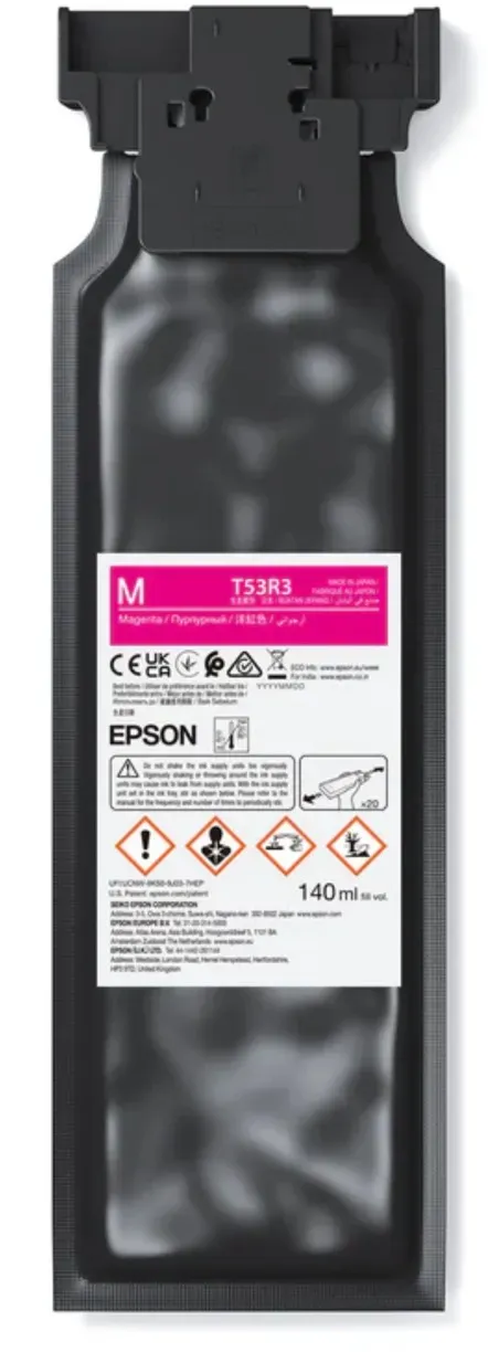 Original Epson Tinten Patrone T53R3 C13T53R320 magenta für Epson SureColor V1...