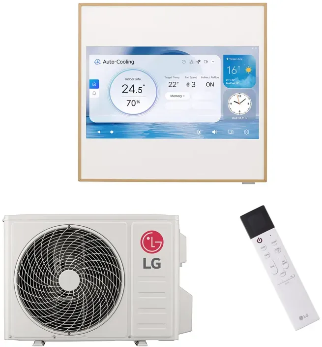 LG Klimaanlage Artcool 2 Gallery LCD Premium Wandgerät Set 2,6 kW bis 3,7 kW
