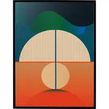 Kare DESIGN Wandbild 75 x 100 cm Sunrise 55426 Kunststoff Bunt