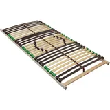 Beco Lattenrost, Holz, Birke, Buche,Birke, Buche, Schichtholz,furniert, Schichtholz, 7-Zonen, 90x190 cm, Made in Germany, Federleisten mit Duokappen, alternative Größen erhältlich, Schlafzimmer, Lattenroste
